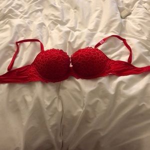 Victoria’s Secret Pink! Push Up Bra - Red